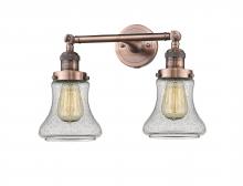  208-AC-G194 - Bellmont - 2 Light - 17 inch - Antique Copper - Bath Vanity Light