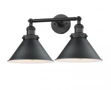  208-BK-M10-BK - Briarcliff - 2 Light - 19 inch - Matte Black - Bath Vanity Light