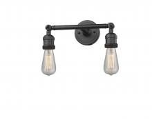  208-OB - Bare Bulb - 2 Light - 11 inch - Oil Rubbed Bronze - Bath Vanity Light