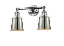 Innovations Lighting 208-PN-M9 - Addison - 2 Light - 16 inch - Polished Nickel - Bath Vanity Light