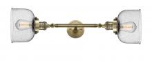 Innovations Lighting 208L-AB-G74 - Bell - 2 Light - 8 inch - Antique Brass - Bath Vanity Light