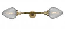 Innovations Lighting 208L-BB-G165 - Geneseo - 2 Light - 7 inch - Brushed Brass - Bath Vanity Light