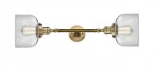 Innovations Lighting 208L-BB-G72 - Bell - 2 Light - 8 inch - Brushed Brass - Bath Vanity Light