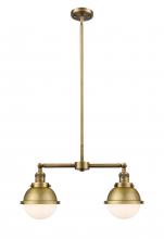 Innovations Lighting 209-BB-HFS-61-BB - Hampden - 2 Light - 18 inch - Brushed Brass - Stem Hung - Island Light