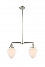  209-PN-G661-7 - Bullet - 2 Light - 24 inch - Polished Nickel - Stem Hung - Island Light