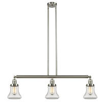 Innovations Lighting 213-SN-G192 - Bellmont - 3 Light - 39 inch - Brushed Satin Nickel - Stem Hung - Island Light