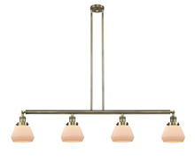 Innovations Lighting 214-AB-G171-LED - Fulton - 4 Light - 51 inch - Antique Brass - Stem Hung - Island Light