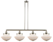 Innovations Lighting 214-PN-G541 - Oxford - 4 Light - 54 inch - Polished Nickel - Stem Hung - Island Light