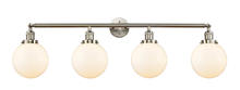 Innovations Lighting 215-SN-G201-8 - Beacon - 4 Light - 44 inch - Brushed Satin Nickel - Bath Vanity Light