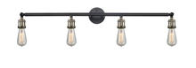  215-BAB - Bare Bulb - 4 Light - 42 inch - Black Antique Brass - Bath Vanity Light