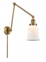  238-BB-G181 - Canton - 1 Light - 6 inch - Brushed Brass - Swing Arm