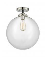 Innovations Lighting 284-1C-BPN-G202-12 - Beacon - 1 Light - 12 inch - Black Polished Nickel - Semi-Flush Mount