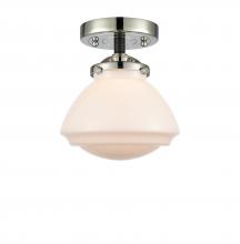 Innovations Lighting 284-1C-BPN-G321 - Olean - 1 Light - 7 inch - Black Polished Nickel - Semi-Flush Mount