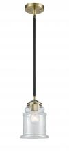  284-1S-BAB-G182 - Canton - 1 Light - 6 inch - Black Antique Brass - Cord hung - Mini Pendant