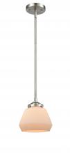 Innovations Lighting 284-1S-SN-G171 - Fulton - 1 Light - 7 inch - Brushed Satin Nickel - Cord hung - Mini Pendant