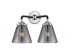 Innovations Lighting 284-2W-BPN-G63 - Cone - 2 Light - 14 inch - Black Polished Nickel - Bath Vanity Light