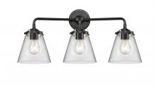 Innovations Lighting 284-3W-OB-G62 - Cone - 3 Light - 24 inch - Oil Rubbed Bronze - Bath Vanity Light