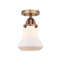 Innovations Lighting 288-1C-AC-G191 - Bellmont - 1 Light - 6 inch - Antique Copper - Semi-Flush Mount