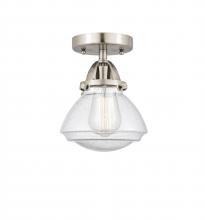 Innovations Lighting 288-1C-SN-G324-LED - Olean - 1 Light - 7 inch - Brushed Satin Nickel - Semi-Flush Mount