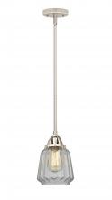 Innovations Lighting 288-1S-PN-G142 - Chatham - 1 Light - 7 inch - Polished Nickel - Cord hung - Mini Pendant