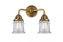 Innovations Lighting 288-2W-BB-G182S-LED - Canton - 2 Light - 13 inch - Brushed Brass - Bath Vanity Light