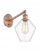  317-1W-AC-G652-8 - Cindyrella - 1 Light - 8 inch - Antique Copper - Sconce