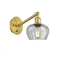 Innovations Lighting 317-1W-SG-G92 - Fenton - 1 Light - 7 inch - Satin Gold - Sconce