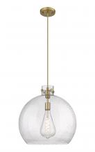  410-1PL-BB-G410-18SDY - Newton Sphere - 1 Light - 18 inch - Brushed Brass - Cord hung - Pendant