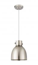 Innovations Lighting 410-1PS-SN-M412-8SN - Newton Sphere - 1 Light - 8 inch - Satin Nickel - Cord hung - Pendant