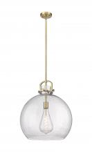  410-1SL-BB-G410-18SDY - Newton Sphere - 1 Light - 18 inch - Brushed Brass - Pendant