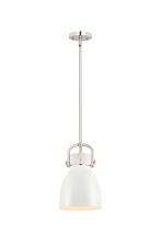 Innovations Lighting 410-1SS-PN-M412-8W - Newton Sphere - 1 Light - 8 inch - Polished Nickel - Mini Pendant