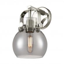 Innovations Lighting 423-1W-PN-G410-6SM - Pilaster II Sphere - 1 Light - 7 inch - Polished Nickel - Sconce