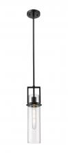  426-1S-BK-G426-15CL - Utopia - 1 Light - 5 inch - Matte Black - Pendant