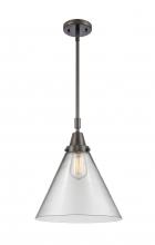  447-1S-OB-G42-L - Cone - 1 Light - 12 inch - Oil Rubbed Bronze - Mini Pendant