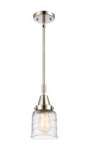  447-1S-PN-G513-LED - Bell - 1 Light - 5 inch - Polished Nickel - Mini Pendant