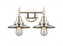 Innovations Lighting 447-2W-PN-M1-PN - Railroad - 2 Light - 17 inch - Polished Nickel - Bath Vanity Light