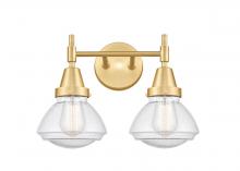  447-2W-SG-G324 - Olean - 2 Light - 16 inch - Satin Gold - Bath Vanity Light