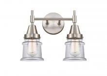 Innovations Lighting 447-2W-SN-G182S - Canton - 2 Light - 14 inch - Satin Nickel - Bath Vanity Light