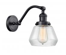  515-1W-BK-G172 - Fulton - 1 Light - 7 inch - Matte Black - Sconce