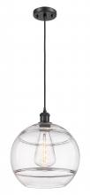 Innovations Lighting 516-1P-BK-G556-12CL - Rochester - 1 Light - 12 inch - Matte Black - Cord hung - Mini Pendant