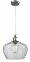 Innovations Lighting 516-1P-SN-G92-L - Fenton - 1 Light - 11 inch - Brushed Satin Nickel - Cord hung - Mini Pendant