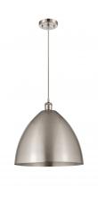 Innovations Lighting 516-1P-SN-MBD-16-SN - Bristol - 1 Light - 16 inch - Brushed Satin Nickel - Cord hung - Mini Pendant