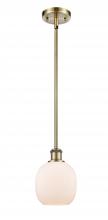  516-1S-AB-G101 - Belfast - 1 Light - 6 inch - Antique Brass - Mini Pendant