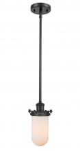 Innovations Lighting 516-1S-BK-232-W - Kingsbury - 1 Light - 4 inch - Matte Black - Mini Pendant