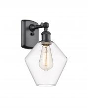  516-1W-BK-G652-8-LED - Cindyrella - 1 Light - 8 inch - Matte Black - Sconce