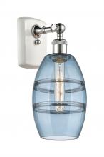 Innovations Lighting 516-1W-WPC-G557-6BL - Vaz - 1 Light - 6 inch - White Polished Chrome - Sconce