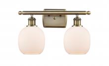  516-2W-AB-G101 - Belfast - 2 Light - 16 inch - Antique Brass - Bath Vanity Light