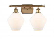 Innovations Lighting 516-2W-BB-G651-8 - Cindyrella - 2 Light - 18 inch - Brushed Brass - Bath Vanity Light