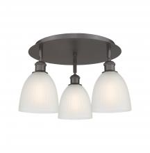 Innovations Lighting 516-3C-OB-G381 - Castile - 3 Light - 18 inch - Oil Rubbed Bronze - Flush Mount