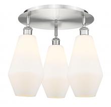 Innovations Lighting 516-3C-SN-G651-7 - Cindyrella - 3 Light - 19 inch - Satin Nickel - Flush Mount